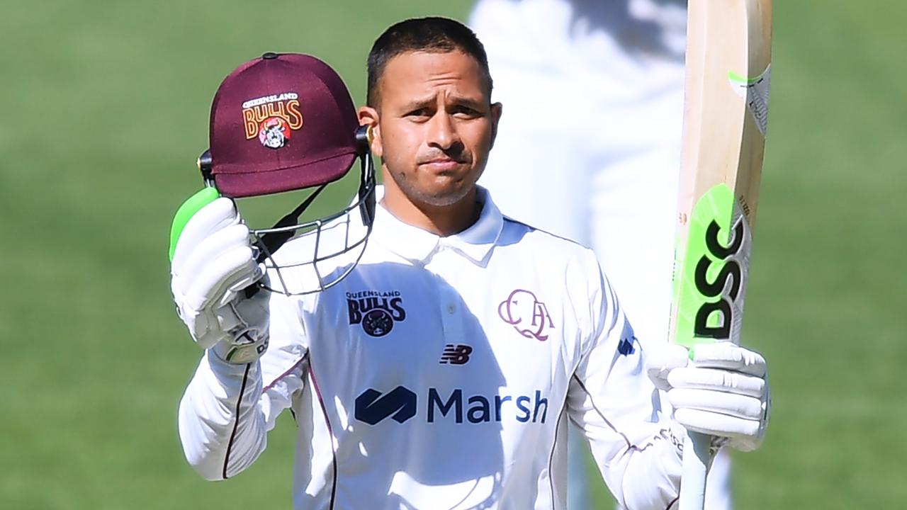 Usman Khawaja started his season with 174 for Queensland. Picture: Mark Brake/Getty Images