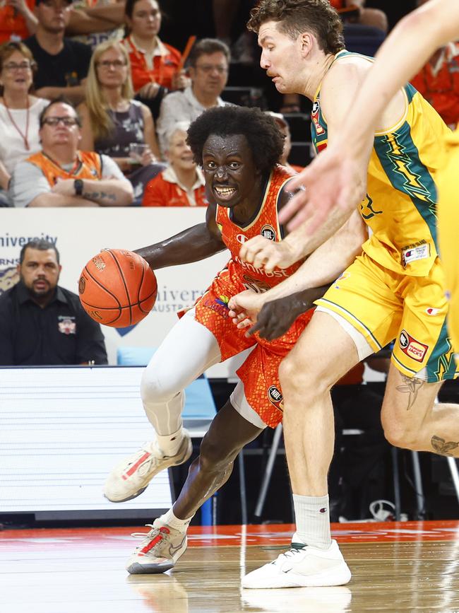 Bul Kuol was recruited by Taipans coach Adam Forde. Picture: Brendan Radke
