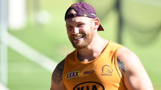 Brisbane will be the stronger for Matt Lodge‘s return to fitness. Photo: AAP Image/Dan Peled