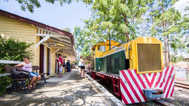 School holiday fun in the Moreton Bay Region: train rides at Woodford. Photo: Dominika Lis