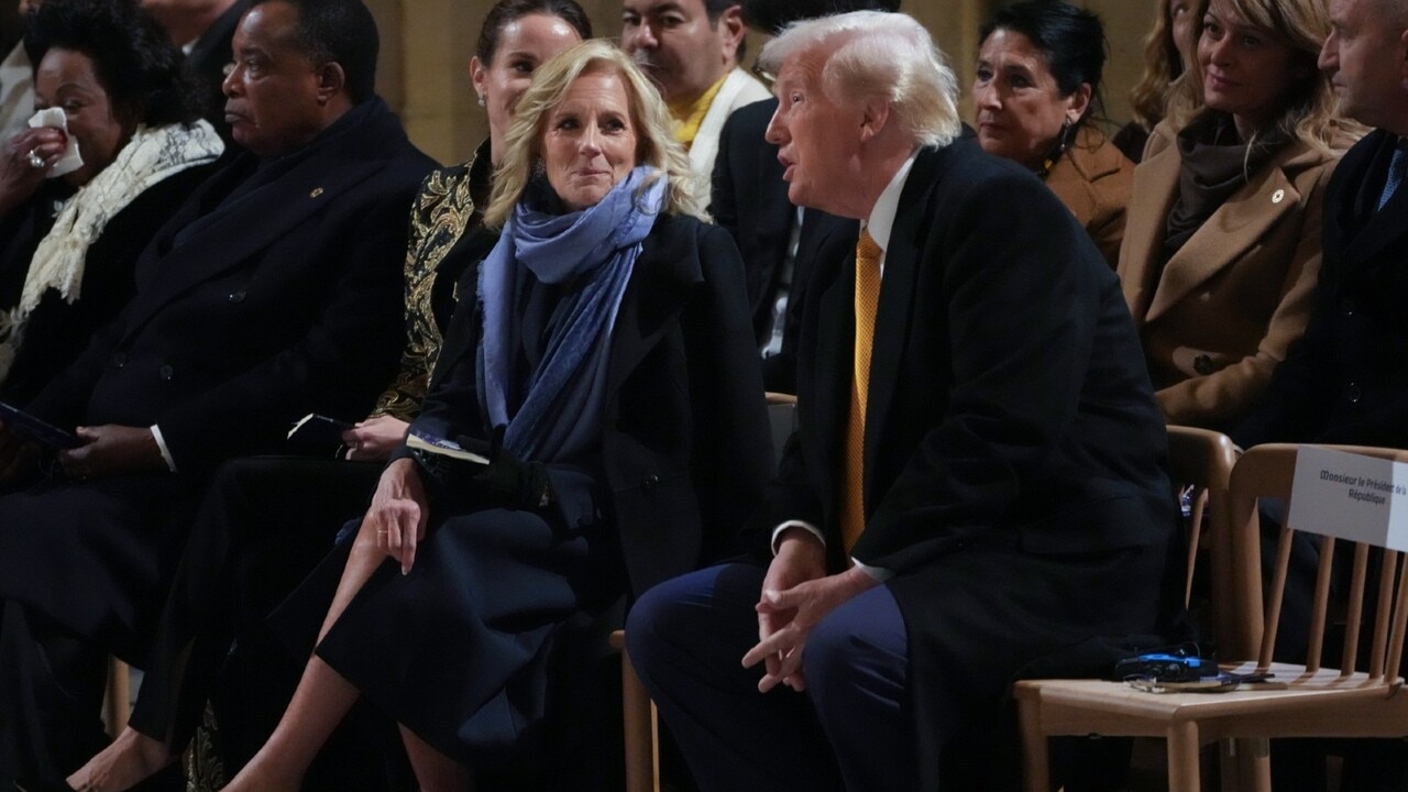 Internet Erupts Over Jill Biden And Donald Trump’s Interaction In ...