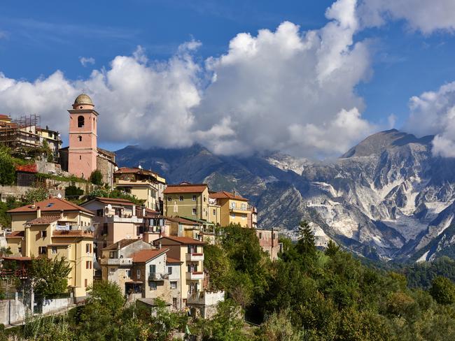 Italy, Tuscany, Via Francigena, Carrara, Apuan Alps mountain, Marble quarry  Picture: Getty Images