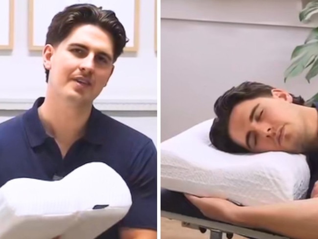 Ecosa Sleep, ecosa pillow. Picture: tiktok @ecosasleep