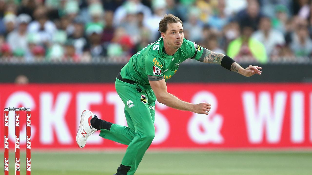 Dale Steyn helped mould Morris when he was at the of the Melbourne Stars bowls during the Big Bash League (BBL) cricket match between the Melbourne Stars and the Melbourne Renegades at the MCG in Melbourne, Saturday, January 4, 2020. (AAP Image/Rob Prezioso) NO ARCHIVING, EDITORIAL USE ONLY, IMAGES TO BE USED FOR NEWS REPORTING PURPOSES ONLY, NO COMMERCIAL USE WHATSOEVER, NO USE IN BOOKS WITHOUT PRIOR WRITTEN CONSENT FROM AAP