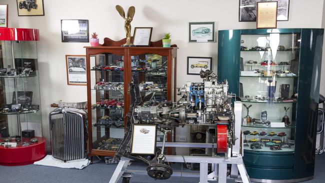 Items on display at the Sir Henry Royce Foundation Sub-Archive Queensland at Geebung. Picture: AAP/Richard Walker