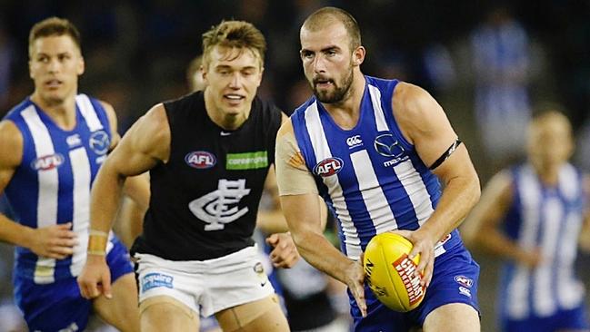 Ben Cunnington a Brownlow chance? Picture: Michael Klein