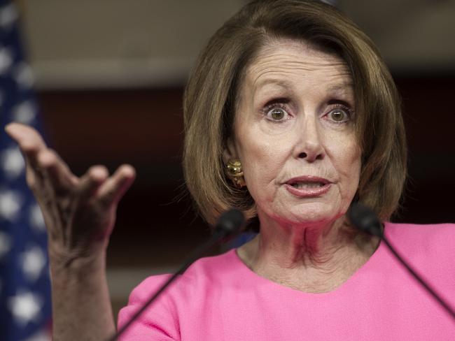 House Minority Leader Nancy Pelosi, says ethics are the first casualty of the Trump Administration. Picture: AP