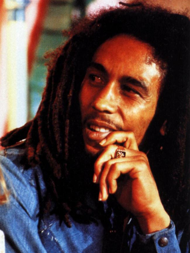 Bob Marley, the reggae pioneer, who died in 1981.