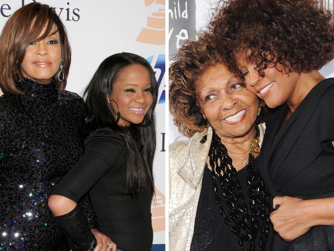 Whitney Houston, her mother and daughter.