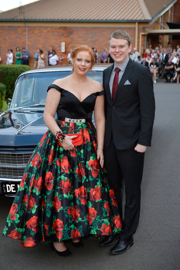 Emma Erdis and Connor Campbell at Concordia formal at Redlands campus, Thursday, November 16, 2017. Picture: Kevin Farmer