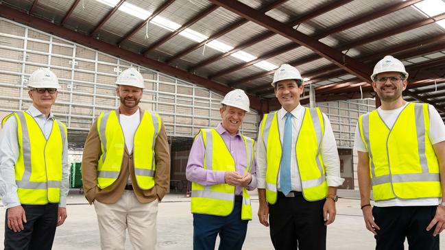 Parramatta Council CEO Brett Newman, RK Group’s Mark Welke, Billbergia John Kinsella, Parramatta State Liberal MP Geoff Lee and West Sydney Wolves and Diverse Abilities co-founder Ronnie Khalil.