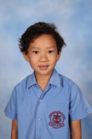 Sacred Heart Public School student Zacchaeus Duong.