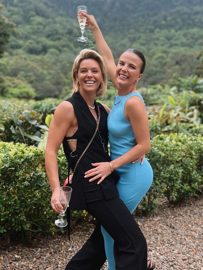 Social media photos of couple, Katie Williams and partner Georgia Hull. Picture: Instagram,