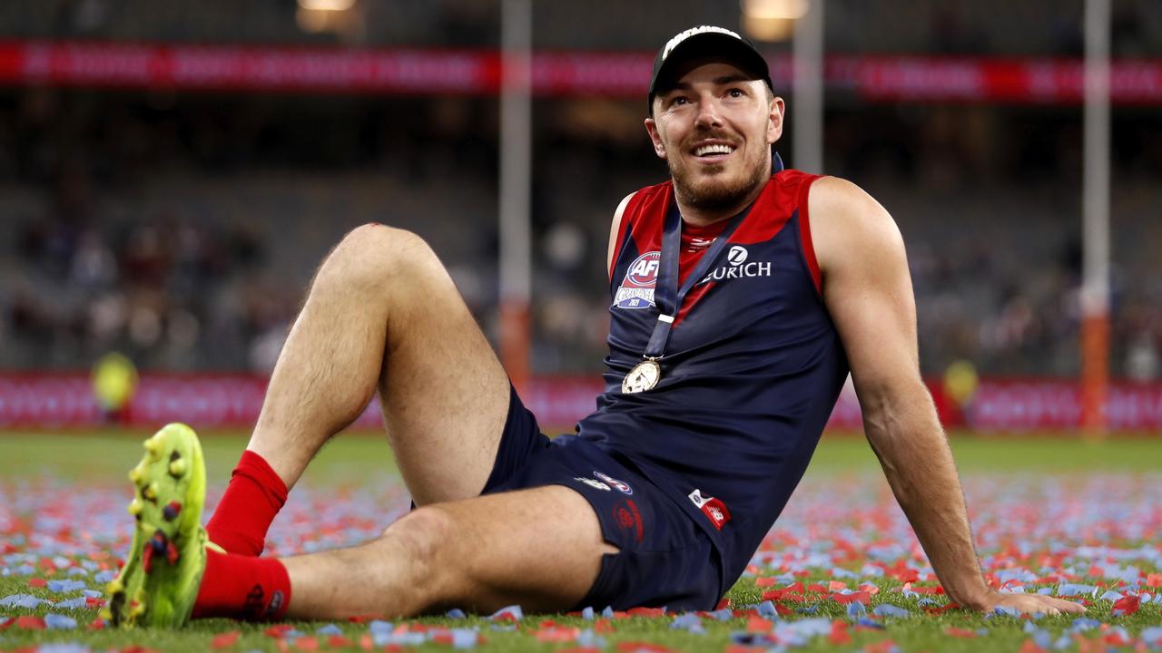 Michael Hibberd played in the Demons’ drought-busting premiership in 2021 and remains a first-choice defensive option. Picture: Getty Images