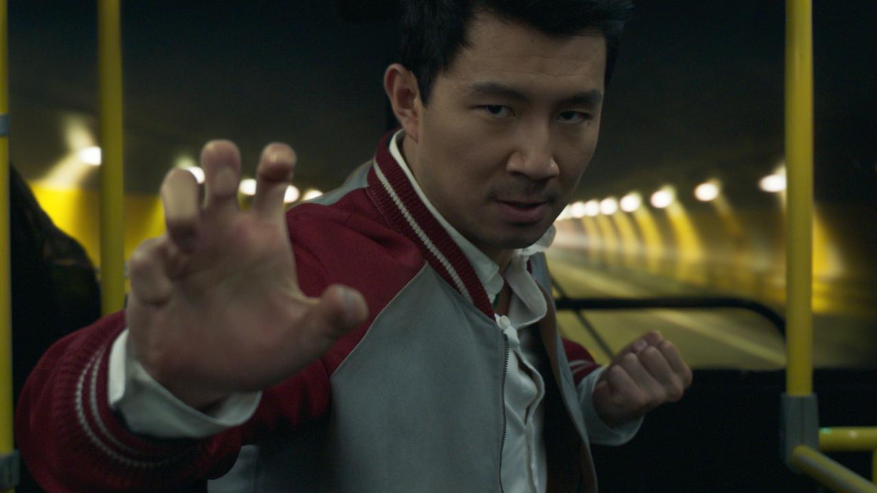 Simu Liu in a scene from Shang-Chi and the Legend of the Ten Rings.