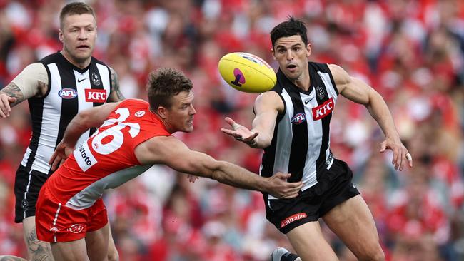 The Pies and Swans clash has been floated as a potential season opener. Picture: Michael Klein