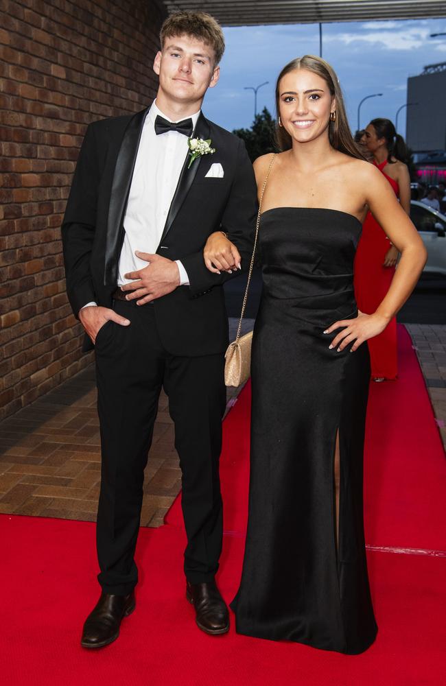 Will Holley and Libby Otaola at Toowoomba Grammar School formal at Rumours International, Wednesday, November 15, 2023. Picture: Kevin Farmer