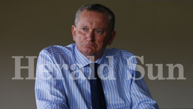 Stephen Dank after finding out that he had received a lifetime ban from the AFL for his part in the Essendon supplements saga. Picture: Michael Klein