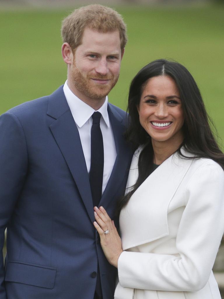 Harry and Meghan on day they announced their engagement. Picture: AFP Photo/Daniel Leal-Olivas