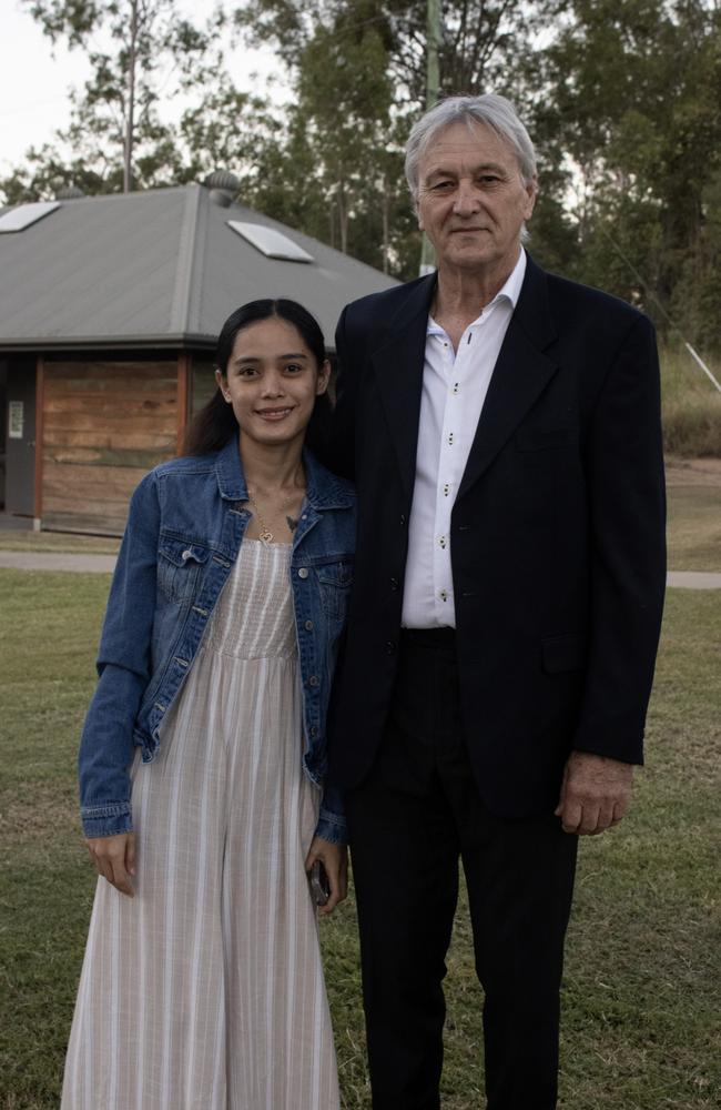 Colin Murphy and Sharmaine Carmen at the Dusk Til Dust long table dinner.