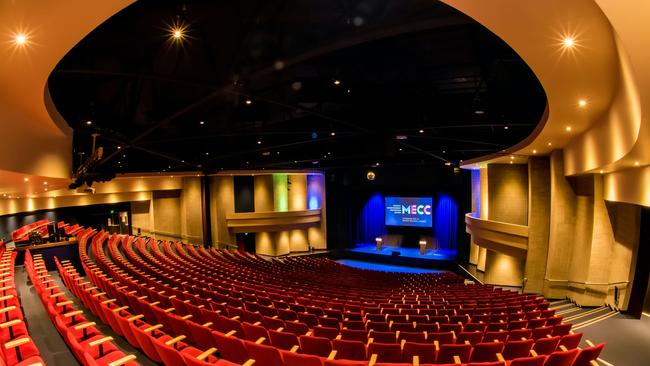 Mackay Entertainment and Convention Centre's auditorium is closed due to flooding.