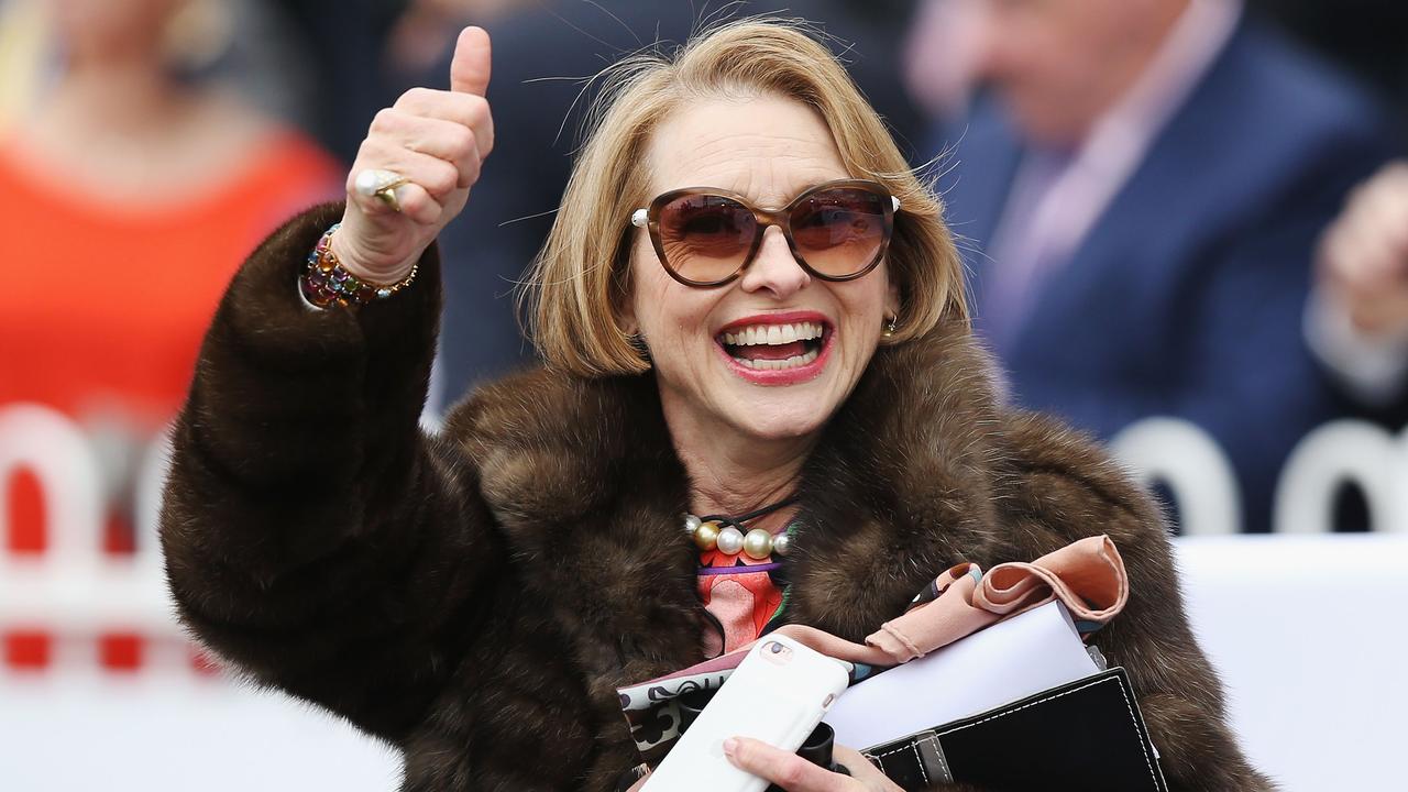 Trainer Gai Waterhouse celebrates after a win. Picture: Michael Dodge via Getty Images