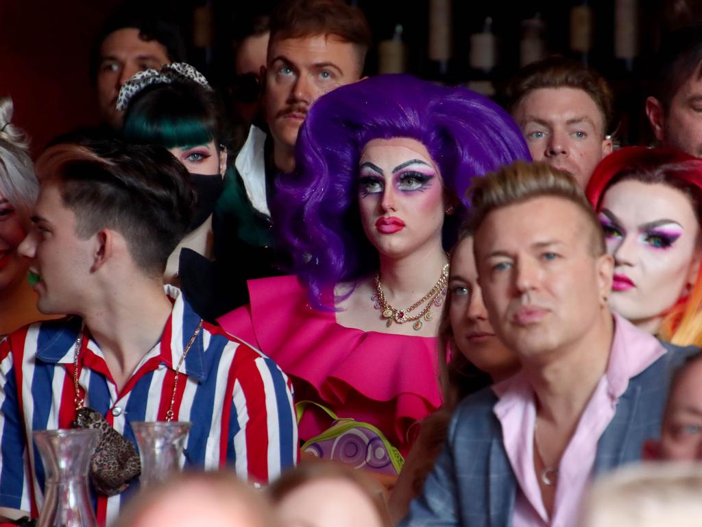 Family and friends gather at Cloudland Nightclub in Fortitude Valley to remember the life of Jamie Woods. Picture: David Clark