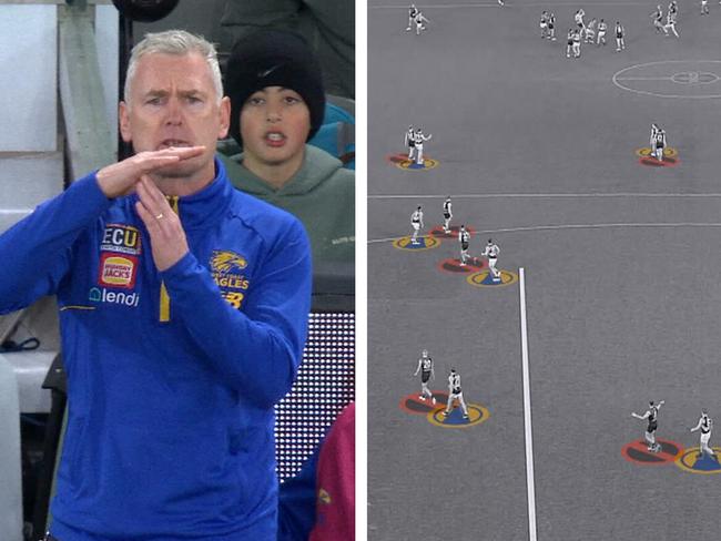 Eagles coach Adam Simpson said: "No plus-one."