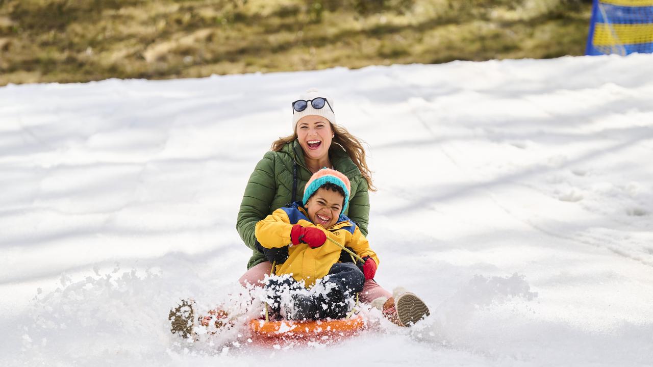 There’s tobogganing and plenty space to make a snowman or have a snowball fight.