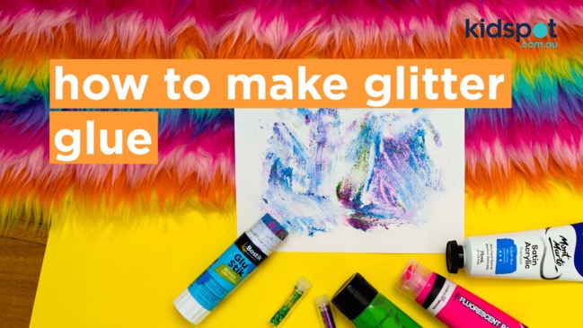 How to make glitter at home, glitter homemade