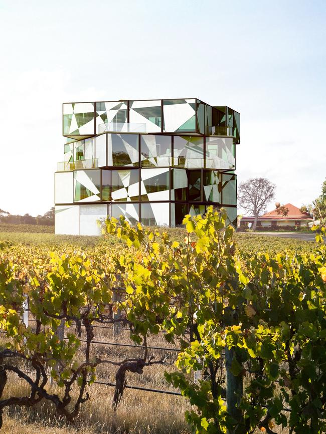 An image of the new cellar door being built at d’Arenberg Winery in McLaren Vale. Image: Supplied