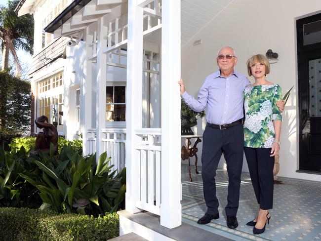 Stephen Johns and his wife Michelle. Picture: James Croucher