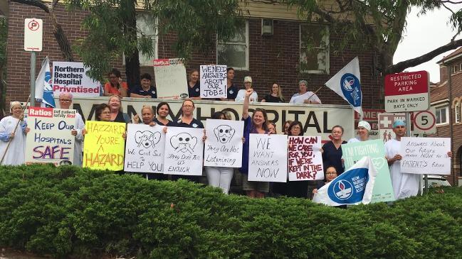 Nurses walk out over jobs