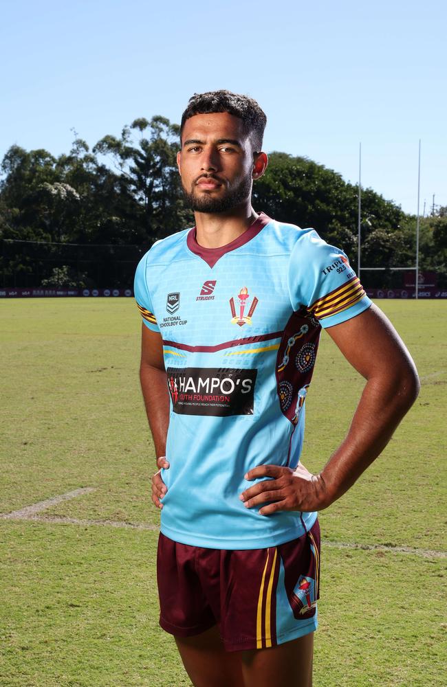 Captain Anton Whaiapu of Keebra Park SHS. Picture: Liam Kidston