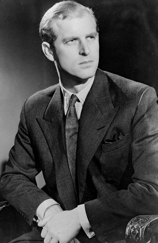 Lieutenant Philip Mountbatten, later HRH the Duke of Edinburgh, in 1947. Picture: Getty