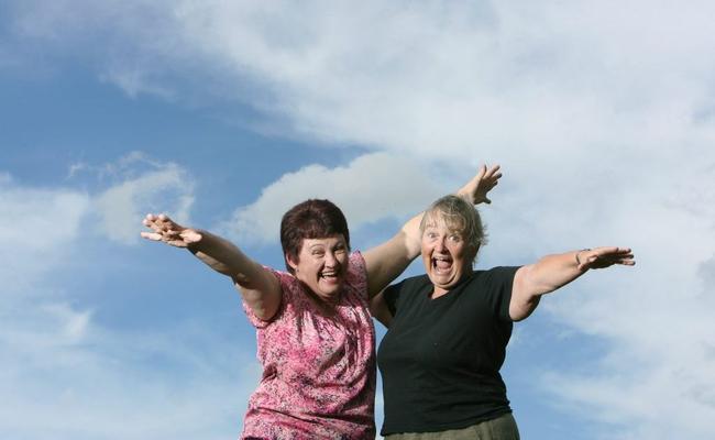 Carmel Luetchford and Jane Bell will be taking one giant leap for diabetes as they skydive to raise money for the cause. . Picture: Rob Williams