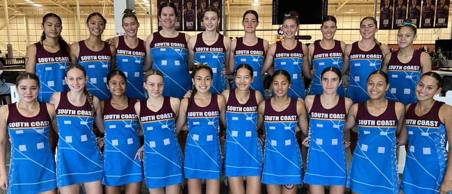 Queensland School Sport Netball 2023 - South Coast win 13-15 years (bottom) and 16-19 years (top)