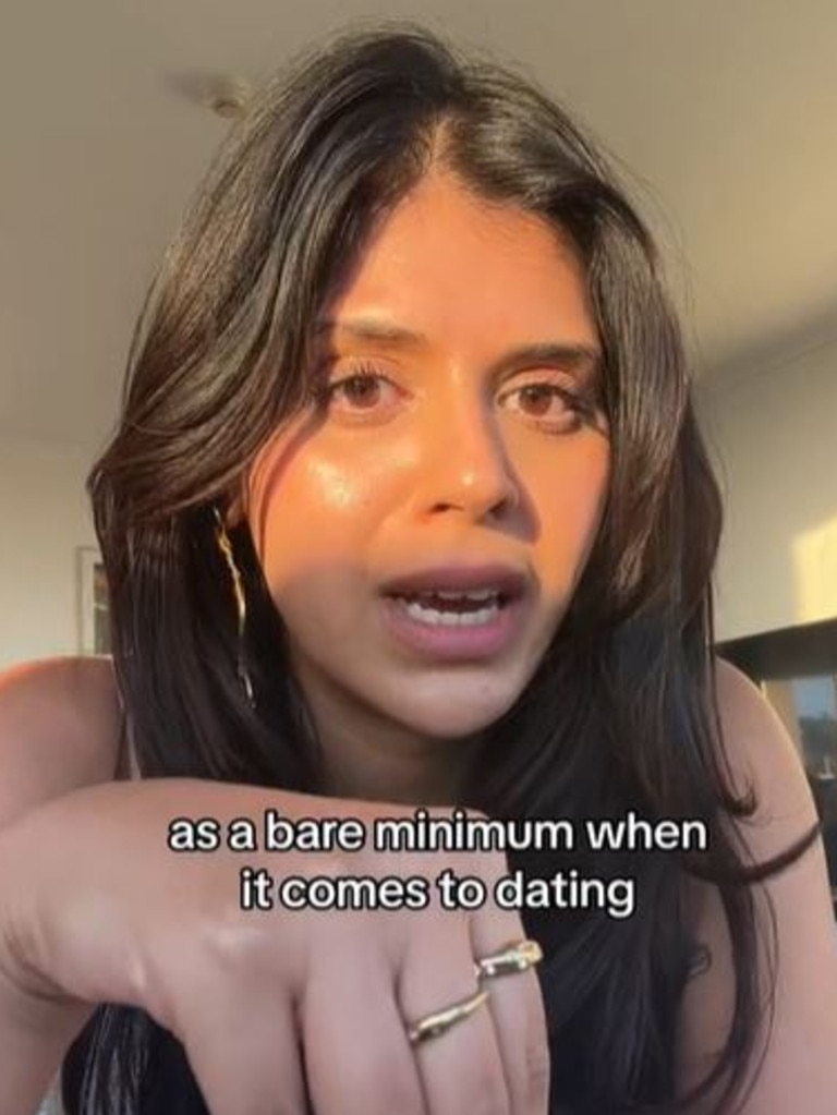 Alisha shared her dating gripes. Picture: TikTok/alishabhojwani_