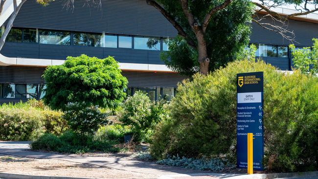 Security is being increased at Glenunga International High School. Picture: NCA NewsWire / Naomi Jellicoe