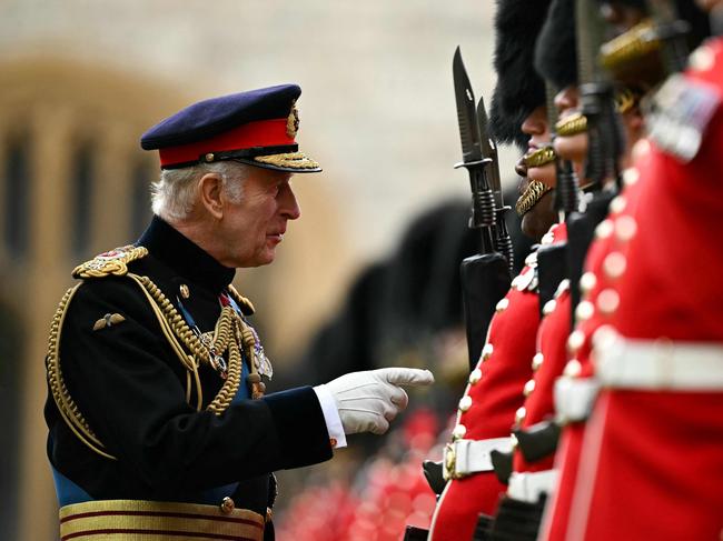 The new Colours will be those trooped in the Trooping of the Colour at His Majesty’s official Birthday Parade in London. Picture: AFP