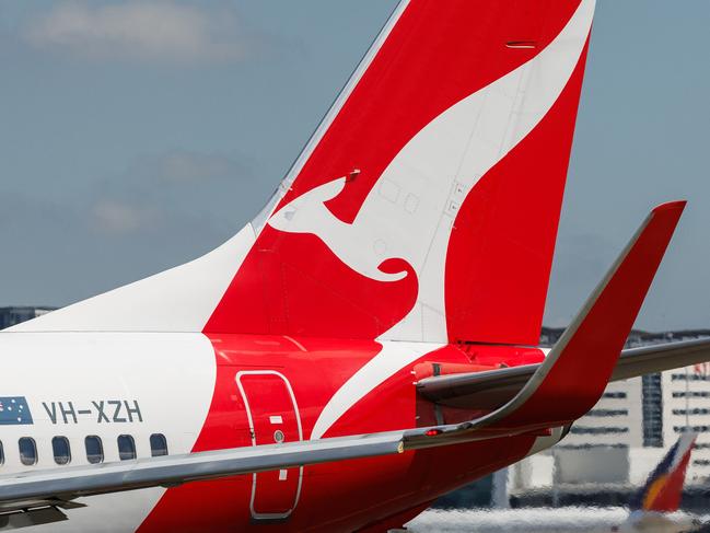 SYDNEY, AUSTRALIA - NewsWire Photos FEBRUARY 22, 2024: Generic photos of QANTAS planes at Sydney Airport today Picture: NCA NewsWire / David Swift