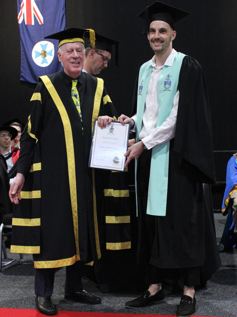 Bailey Jenkins graduated with a Bachelor of Medical Imaging with Distinction at the CQUniversity graduation ceremony in Bundaberg on December 14, 2023.