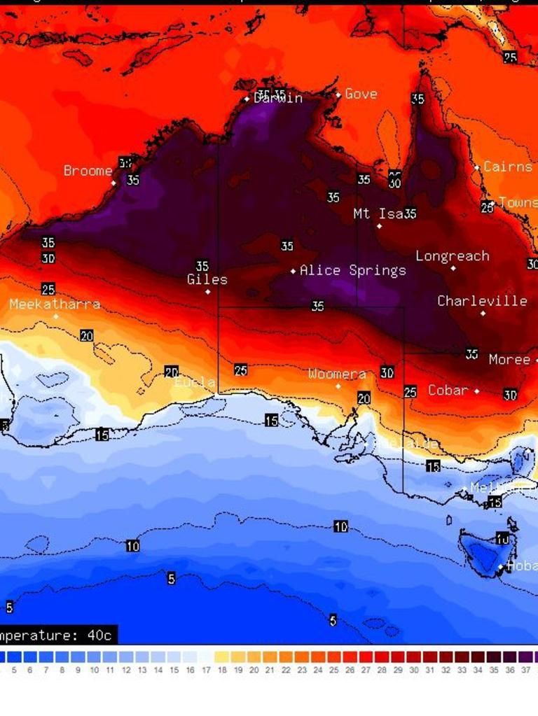 The winter heat across much of Australia is not usual. Picture: BSCH..