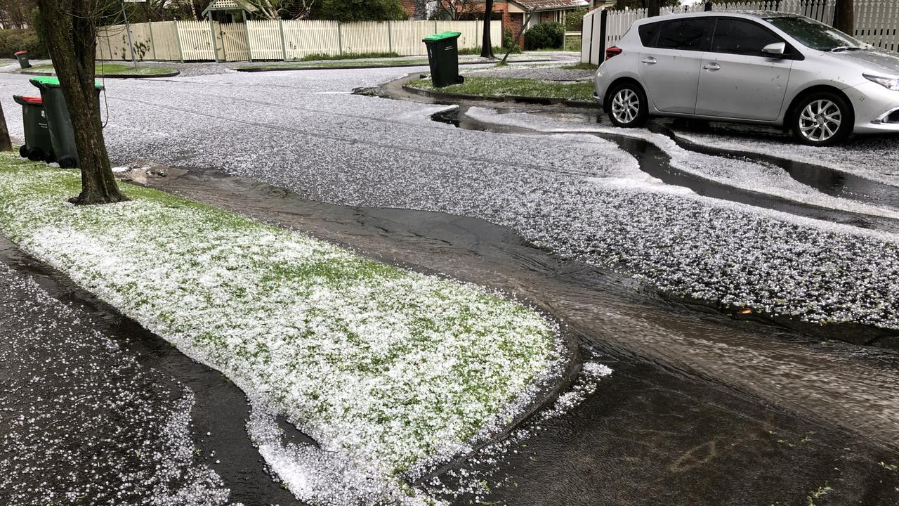 Melbourne hailstorm Unexpected weather event lashes suburbs Herald Sun