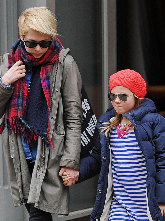 Williams steps out with Matilda in New York City in 2013. Picture: NCP / Star Max / FilmMagic