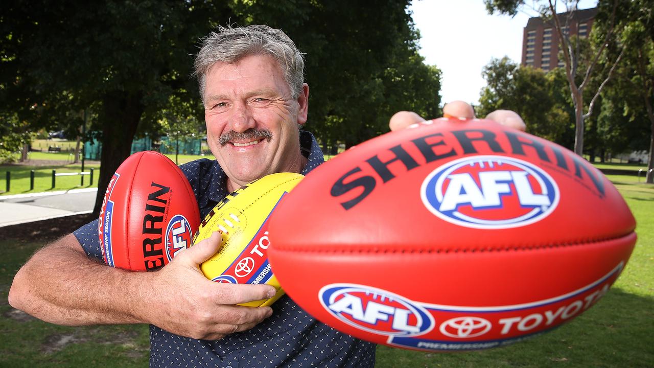 Football commentator Brian Taylor has opened up about how the game saved him Pic: Michael Klein.