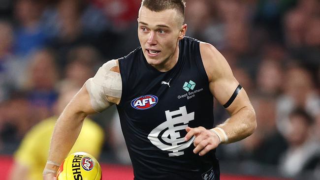 Cripps has taken his running game to a new level this season. Picture: Michael Klein