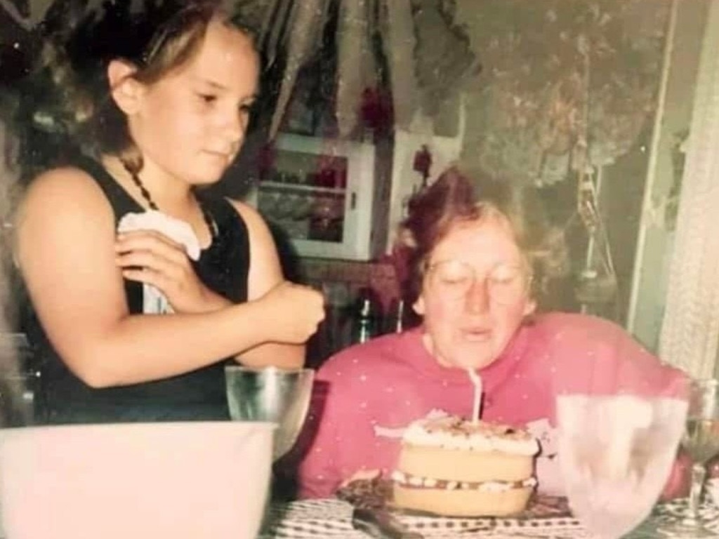 Lucinda Van Bael with her mum Clare Jensen before she passed away from an unexpected health issue.