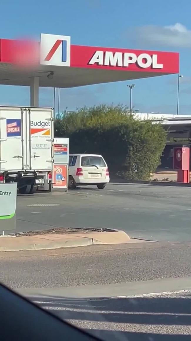 Car rammed repeatedly in dramatic road rage incident