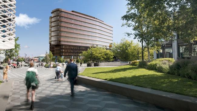 EastCo, an A-grade building being built next to Eastland.